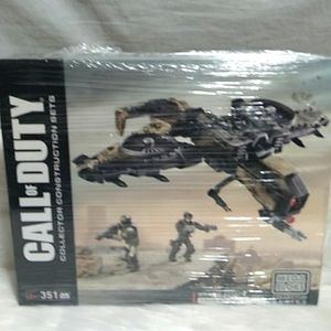 RETIRED! Call Of Duty Collector Construction Set  351pc Wraith Attack Mega Bloks